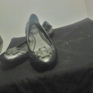 Black Tori Burch flats size 11